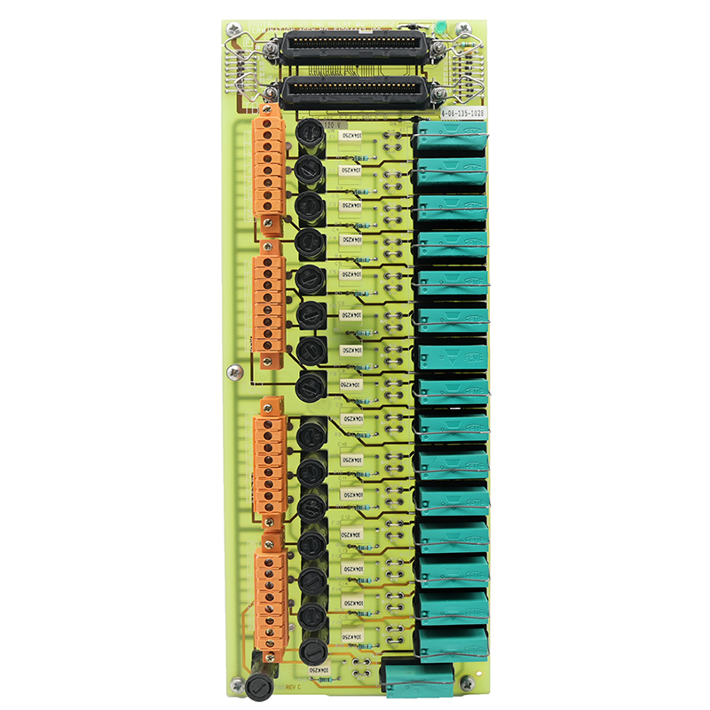 Honeywell 51304443-100 Digital Output FTA Relay - MU-TDOR12. 16 independent electromechanical relays for ac or dc power outputs.